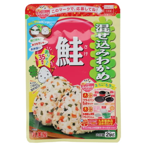 丸美屋　混ぜ込みわかめ　鮭　２９ｇ