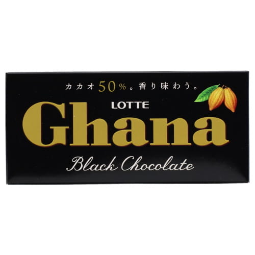 ロッテ　ガーナブラック　５０ｇ