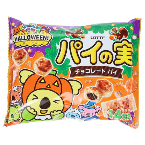 ロッテ　ハロウィンパイの実シェアパック　１２４ｇ