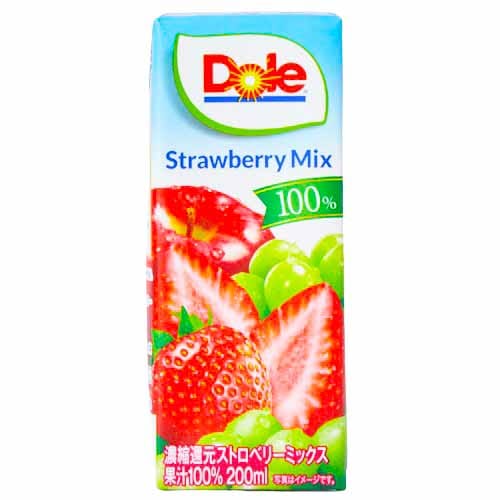 雪印　Ｄｏｌｅ　ストロベリーミックス　２００ｍｌ