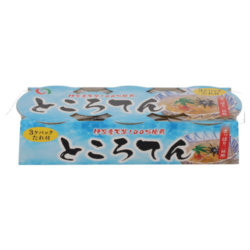 市川　伊豆天草使用ところてん　１００ｇ×３個
