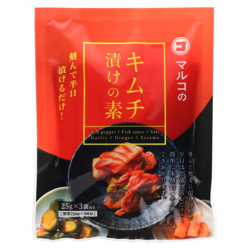 マルコ食品　キムチ漬けの素　２５ｇ＊３