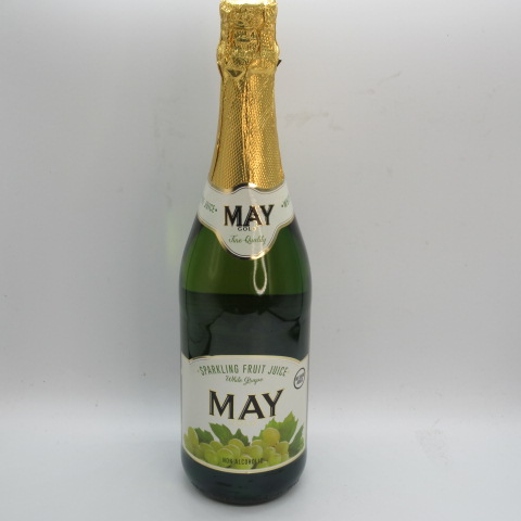 メイ　スパークリンググレープジュース白　７５０ｍｌ(ノンアルコール)