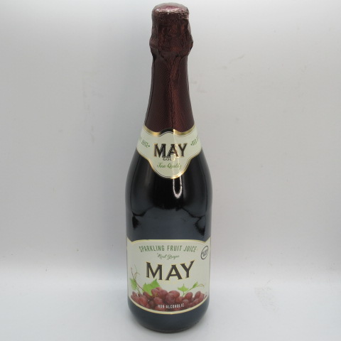 メイ　スパークリンググレープジュース赤　７５０ｍｌ（ノンアルコール）